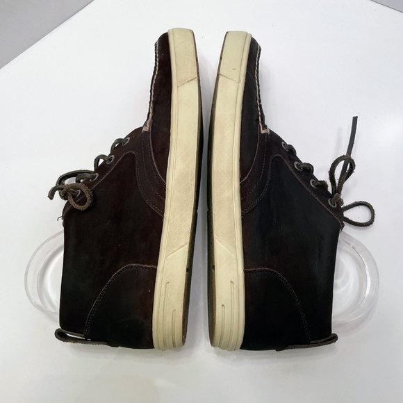 Peter Millar Dark Brown/Bison Leather Lace Up Midtown Chukka Sneaker Sz 10.5 main image 7